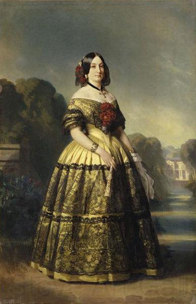 Franz Xaver Winterhalter Maria Luisa von Spanien Norge oil painting art